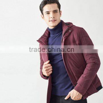 MSW0022 2016 Autumn and Winter New Down Jacket Men's Wear Warm Jacket With Hat Down Jacket