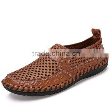 zm50198b summer hollow out men shoe breathe trendy handmade single shoes