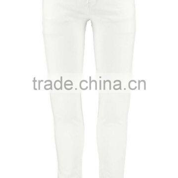 Hot Sale White Jeans for Men High Quality Slim Fit Stretch Denim Jeans