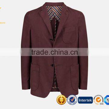 OEM Custom Cashmere Wool Suits V Neck Causal Suits for Man photo-3