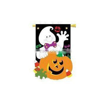 28''x44''Happy Halloween friendly ghost flag