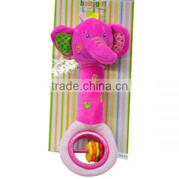 Lovely Squeaky Plush Toy With Abacus Beads for Formative Education/enlighten Education photo-4