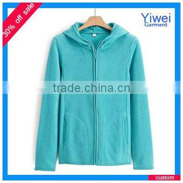 Cotton Fleece Mint Green High Quality Plain Hoodie For Men&Women