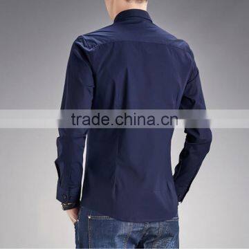 Pure Cotton Thin Section Summer Leisure Business Cultivate One's Morality Shirt photo-2
