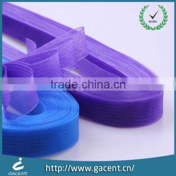 Poly Wedding Dress Soft Colored Horsehair Braid photo-2