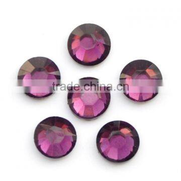 DMC Hot Fix Rhinestones Round Shape & Flatback & Glass Crystal Material in Light Amethyst photo-2