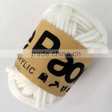 Colorful Cheap Wool Acrylic Hand Knitting Yarn for Gloves