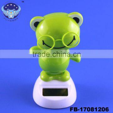 Cute Frog Solar Powered Moving Dancing Figure Toy photo-2