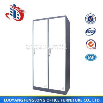 Commercial Office Furniture 2 Swing Door Metal Storage File Cabinets Locker With Adjustable Shelves photo-3