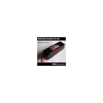 Li-polymer battery 5000mAh 22.2V 20C