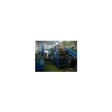 Durable Blue Waste Tire Recycling Machine Automatic For Shred Tyres