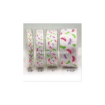 Double Faced Grosgrain Printed Ribbon Wholesale
