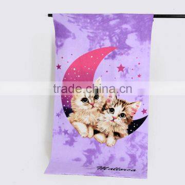 Alibabba Best Wholesale fiber reactive custom printed beach towels