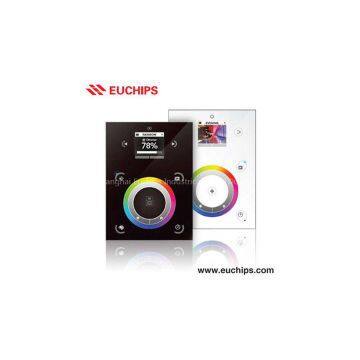 6VDC DMX512 2 channel dmx touch panel controller DMX-P06