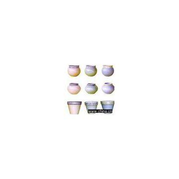 Ceramic Pots  -  Harlequin