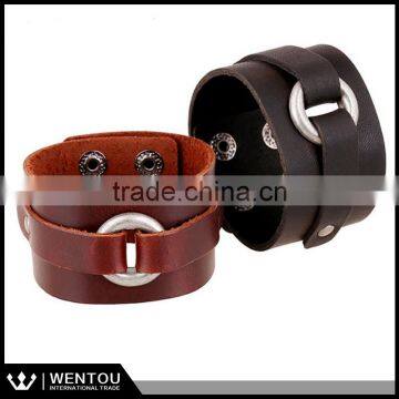 New Fashion Man's Wrap Leather Bracelet