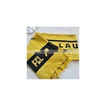 Custom football fan scarf
