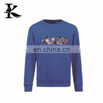 Mens wholesale OEM special design soft cotton sweatshirt crewneck sweatshirt