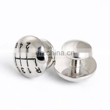 Men's Shirt Cufflink Studs Car Stalls Design Gift Cufflinks photo-3