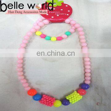 pearl plastic kids jewelry necklace