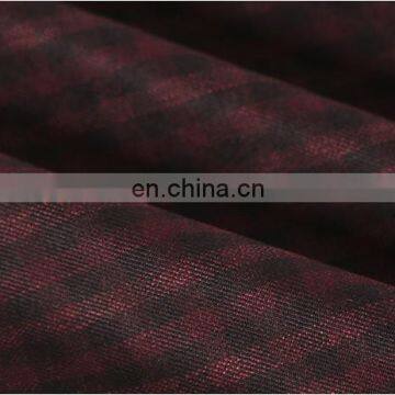 Fashion Polyester Rayon Spandex Blend Traditional Plaid TR Suit Fabric photo-3