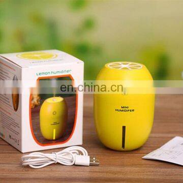 Cool Mist Humidifier, 180ml Car Air Humidifiers USB Charge 4 Hours Auto Shut-off, Lemon Shape Quiet Operation Bedroom Purifier photo-5