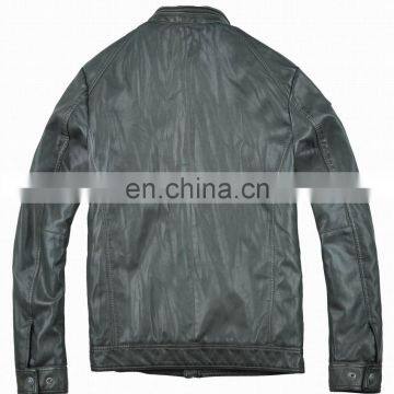 2015 Latest Fashion Hotsale Spring Handsome PU Leather Jacket for Men photo-3