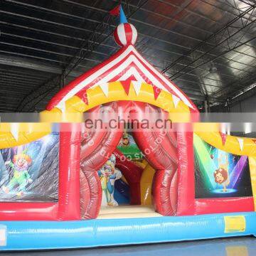 circus inflatable playground, inflatable fun city, inflatable amusement fun park for kids