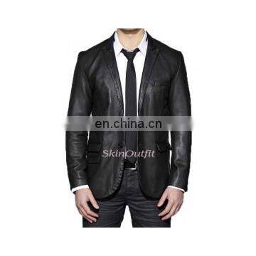 Mens Leather Blazers