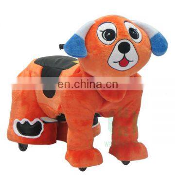Hot Sale Electric Animal Scooter Adult Ride on Toys With Wheel Plush Wrinkled Dog Animal Toy photo-4