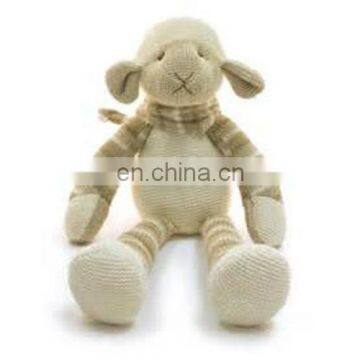 Soft woollen materails sitting sheep Kint toys