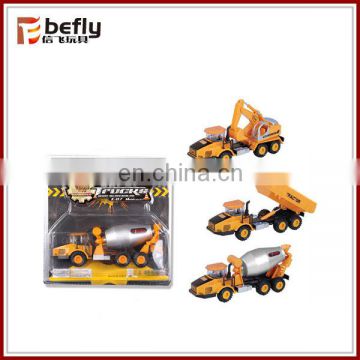 Wholesale pull back die cast concrete pump truck model toys