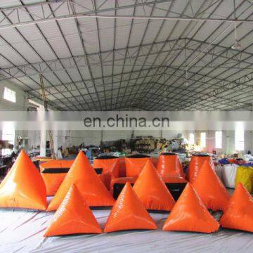 TOP Inflatable Qulity Orange Color Paint Ball Equipment,inflatable Paintball Bunkers for Sale photo-3