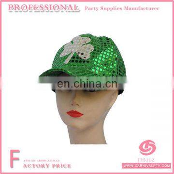 St.Patrick's Sequin Newsboy Hat