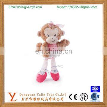 lovely monkey stuffed plush toy for girls gift