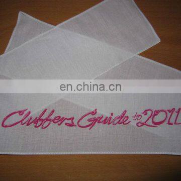 Customized logo 100% cotton bandana for head Japanese style headband