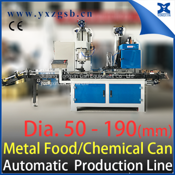 Auto Small Chemical Can Packaging Making Machinery Production Line for 0.25-5L Tin Can photo-3