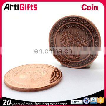 Copper plating metal blank souvenir coin