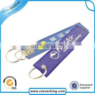 Promotion Custom Polyester Embroidery Keychain photo-2