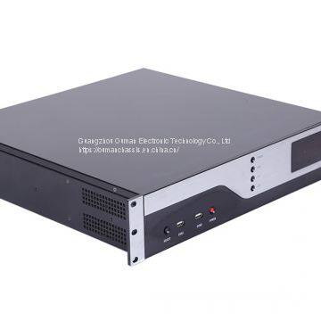 2u LCD Rack Mount Computer Case Micro Atx Server Chassis photo-2