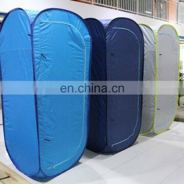 customized logo travel equipment of lightweight pop up shower tent