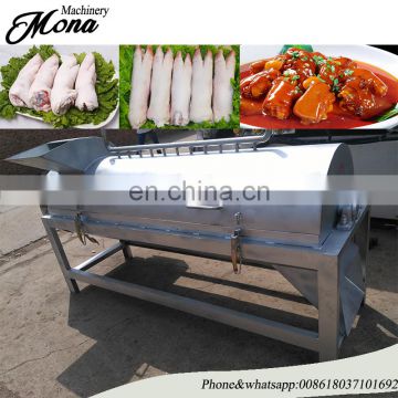 Pig trotter sheep feet un hairing machine/pig Cow feet de hairing machine price