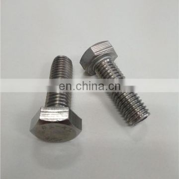 ANSI ASTM 316 SS304 HEX BOLT DIN933,m8x50