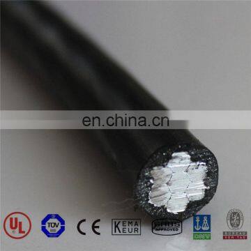 ASTM standard 600V single core XLPE covered aluminum Conductor Secondary Type UD Cable