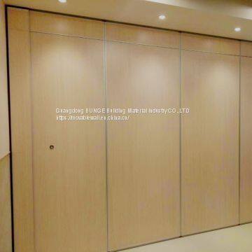 Mobile Wood Folding Sliding Modular Operable Soundproof Movable Partition Walls photo-2