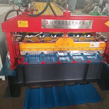 1000mm Trapezoidal Roofing Sheet Roll Forming Machine photo-2
