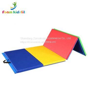 Four Folding Gymnastic Landing Mat for Fitness Body Building photo-5