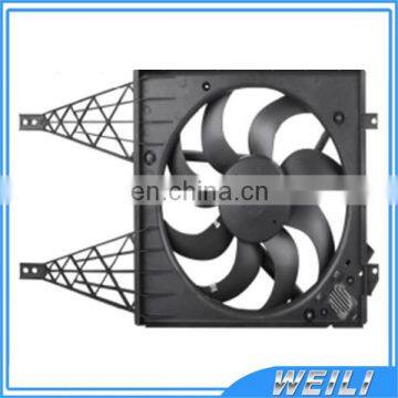 Electric Cooling Fan / Radiator Fan Assembly Motor+Blade 6QD959455D Assy 6QD121203 Plastic mount 6QD121206 Shroud 6QD121207