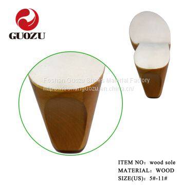 Solid Wood Sole Women Sandal Wood Sole photo-4