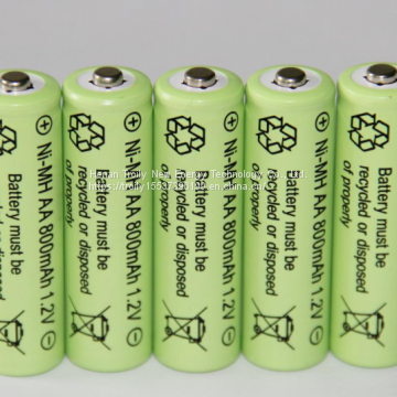 Ni-MH AA800mAh battery for solar lawn light，electric appliance